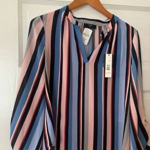 Tahari Striped Shirt NWT